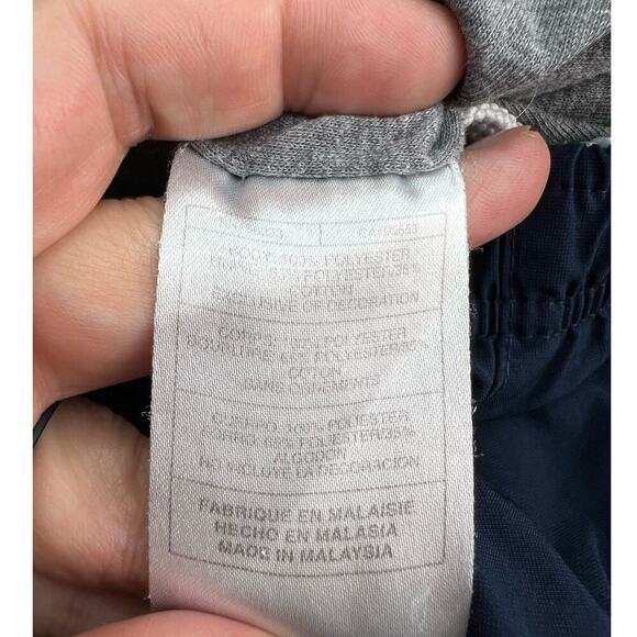 Nike Blue Pull On Drawstring Windbreaker Track Zip Up Hem Pants Youth XL (18/20) - Picture 9 of 12